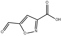 3-Isoxazolecarboxylic acid, 5-formyl- (9CI) 化学構造式