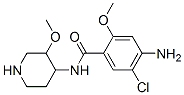 4-AMINO-5-CHLORO-2-METHOXY-N-(3-METHOXYPIPERIDIN-4-YL)BENZAMIDE,221180-26-3,结构式
