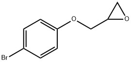 (4-ブロモフェニル)(オキシラニルメチル)エーテル 化学構造式