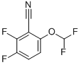 6-Difluoromethoxy-2,3-difluoro-benzonitrile,221202-16-0,结构式