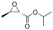 Oxiranecarboxylic acid, 3-methyl-, 1-methylethyl ester, (2S,3R)- (9CI) Structure