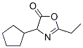 5(4H)-Oxazolone,  4-cyclopentyl-2-ethyl- Struktur
