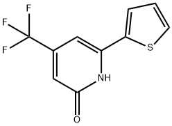 3-Cyano-6-(2-thienyl)-4-trifluoromethyl-2(1H)-pyridone|3-氰基-6-(2-噻吩基)-4-三氟甲基-2(1H)-吡啶酮