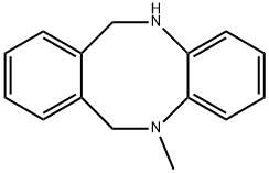 5,6,11,12-テトラヒドロ-5-メチルジベンゾ[b,f][1,4]ジアゾシン 化学構造式