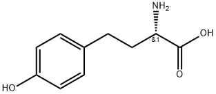 HOMO-L-TYROSINE HBR 化学構造式