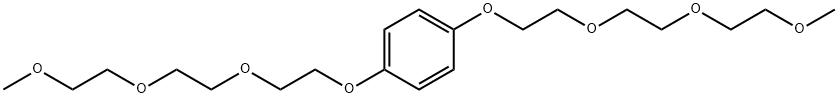 1 4-BIS(1 4 7 10-TETRAOXAUNDECYL)BENZEN& 化学構造式