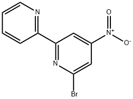 6-BROMO-4-NITRO-2,2'-BIPYRIDINE 结构式