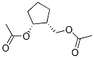 Cyclopentanemethanol, 2-(acetyloxy)-, acetate, (1R,2R)- (9CI) 化学構造式