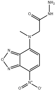 4-(N-肼羰甲基-N-甲氨基)-7-硝基-2,1,3-苯并恶二唑[用于高效液相色谱标记], 221263-97-4, 结构式