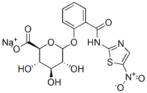 脱乙酰基葡糖苷酸钠盐, 221287-83-8, 结构式