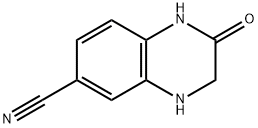 6-Quinoxalinecarbonitrile,1,2,3,4-tetrahydro-2-oxo-(9CI) Struktur