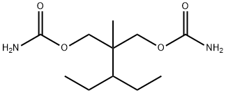 2-(1-Ethylpropyl)-2-methyl-1,3-propanediol dicarbamate Structure
