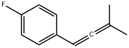 Benzene, 1-fluoro-4-(3-methyl-1,2-butadienyl)- (9CI) 结构式