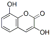 3,8-Dihydroxycoumarin 结构式