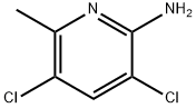 2-甲基-3,5-二氯-6-氨基吡啶 结构式