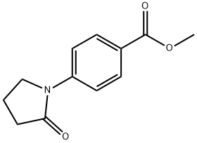 benzoic acid, 4-(2-oxo-1-pyrrolidinyl)-, methyl ester|4-(2-氧代-吡咯烷-1-基)-苯甲酸甲酯