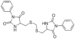 5,5'-(Methylenebisthiobismethylene)bis(3-phenyl-2,4-imidazolidinedione),22139-83-9,结构式