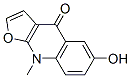 Furo[2,3-b]quinolin-4(9H)-one,  6-hydroxy-9-methyl- 结构式