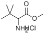 BUTYRIC ACID, 2-AMINO-3,3-DIMETHYL-, METHYL ESTER, HYDROCHLORIDE, DL- Structure