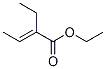 2-Butenoic acid, 2-ethyl-, ethyl ester, (E)- Structure