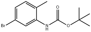 2-BOC-AMINO-4-BROMOTOLUENE Struktur