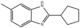 1H-Benzimidazole,2-cyclopentyl-5-methyl-(9CI),221548-36-3,结构式