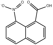 8-硝基-1-萘甲酸 结构式