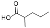 2-METHYLVALERIC ACID 化学構造式