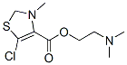 2-dimethylaminoethyl 5-chloro-3-methyl-thiazole-4-carboxylate,22164-92-7,结构式
