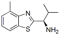 2-Benzothiazolemethanamine,4-methyl-alpha-(1-methylethyl)-,(alphaR)-(9CI) Structure