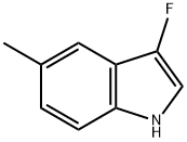 1H-Indole,3-fluoro-5-methyl-(9CI) Struktur
