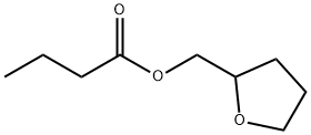 酪酸[(テトラヒドロフラン)-2-イル]メチル 化学構造式