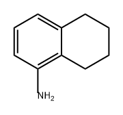 5,6,7,8-テトラヒドロ-1-ナフチルアミン 化学構造式
