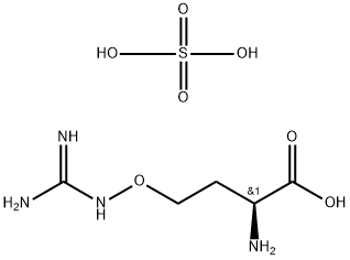 L-カナバニン硫酸塩水和物 化学構造式