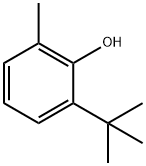 2-叔丁基-6-甲基苯酚 结构式