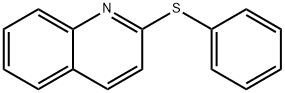 2-(フェニルチオ)キノリン 化学構造式