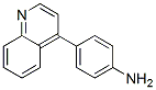 4-(4-Aminophenyl)quinoline,22191-98-6,结构式