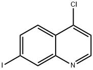 4-氯-7-碘喹啉 结构式