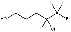5-ブロモ-4-クロロ-4,5,5-トリフルオロペンタン-1-オール 化学構造式