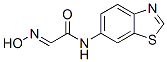 Acetamide, N-6-benzothiazolyl-2-(hydroxyimino)- (9CI) 化学構造式