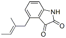 222036-50-2 1H-Indole-2,3-dione, 4-(2-methyl-2-butenyl)- (9CI)