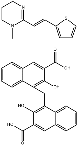 Pyrantel pamoate  Structure