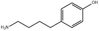 4-(4-氨基丁基)苯酚, 22205-09-0, 结构式