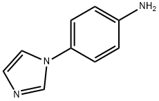 4-(1H-イミダゾール-1-イル)アニリン 化学構造式