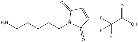 1-(5-氨基戊基)-1H-吡咯-2,5-二酮 2,2,2-三氟乙酸盐,222159-87-7,结构式