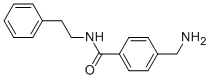 4-(aminomethyl)-N-(2-phenylethyl)benzamide Struktur