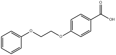 Benzoic acid,4-(2-phenoxyethoxy)-, 22219-63-2, 结构式