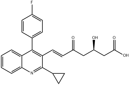 5-Oxo Pitavastatin 化学構造式