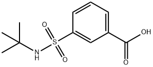 3-(N-(TERT-ブチル)スルファモイル)安息香酸 化学構造式