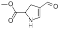 1H-Pyrrole-2-carboxylic acid, 4-formyl-2,3-dihydro-, methyl ester (9CI) Structure